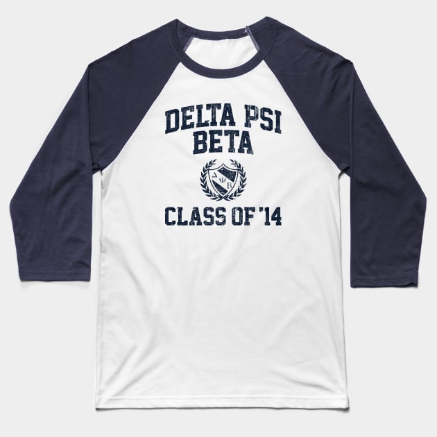 Delta Psi Beta Class of 14 (Variant) Baseball T-Shirt by huckblade